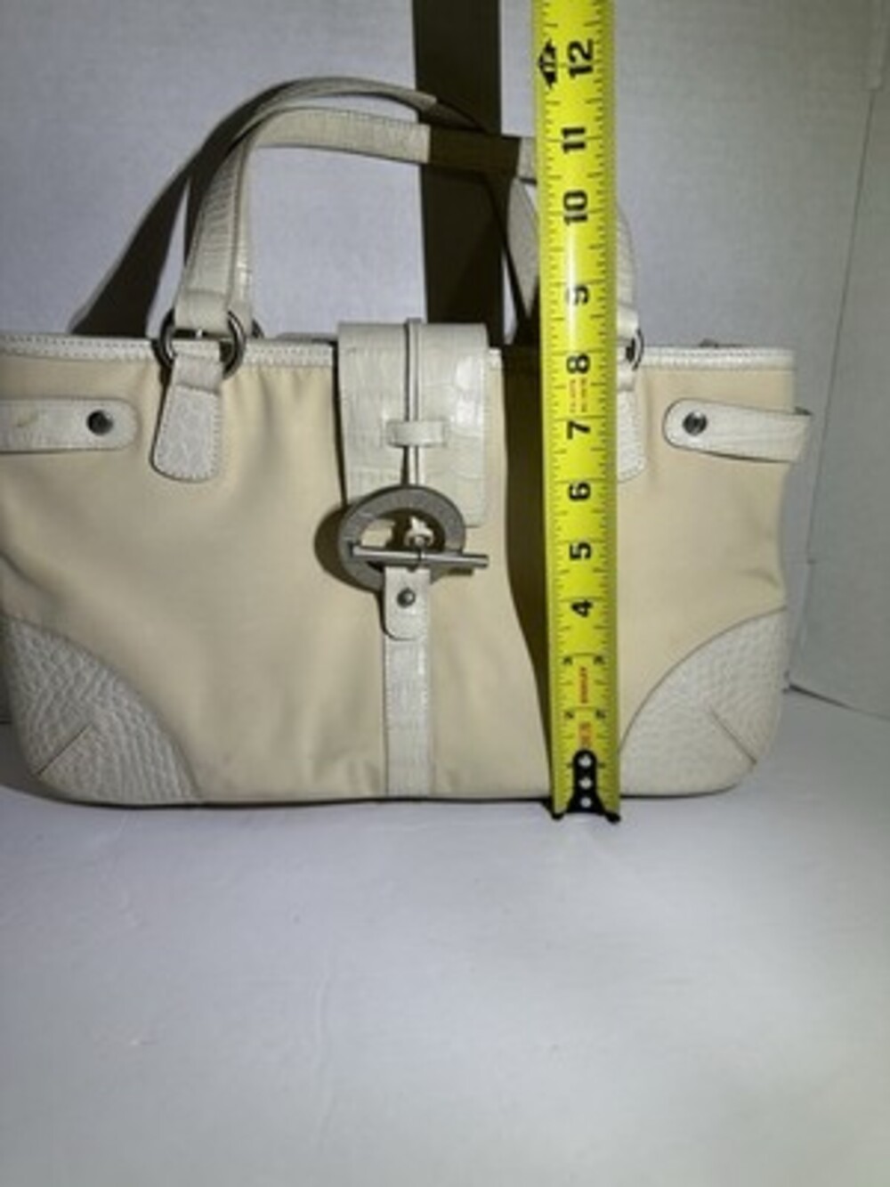 Ralph Lauren handbag Womens purse western style used cream color medium - Picture 15 of 15